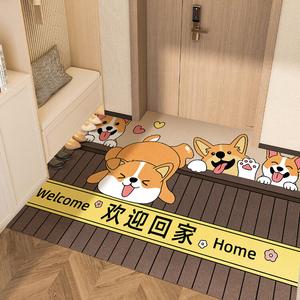 Xinglianxin Ковер 120х240 см для прихожей с мультяшным дизайном, грязеотталкивающий, моющийся, easy to clean