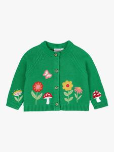 Детский кардиган Colby из хлопка Frugi, Clover/Multi