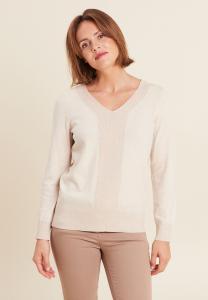 Джемпер Breal MIT LANGEN ÄRMELN, Creme/Off-White