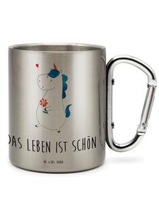 Кружка Единорог шагает с надписью в серебре Mr. & Mrs. Panda