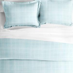 Пододеяльник Urban Loft's из 3 предметов с современными элегантными узорами и накладками, цвет Thatch Aqua