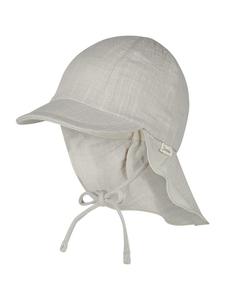 Sterntaler Кепка с защитой шеи, однотонная, светло-серая