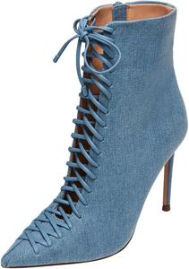 Женские ботильоны FOWT с заостренным носком, шнуровкой, на высоком каблуке-стилет, с боковой молнией, модные вечерние туфли для вечеринки, размеры 4-16 US