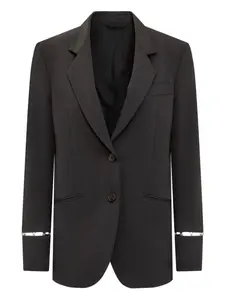 Пиджак с вырезом Del Core, черный