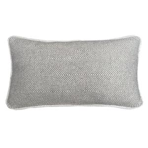Wool cushion структура из переработанной шерсти натуральный 35x60 Malagoon, серый
