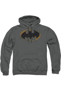 Толстовка с капюшоном Batman Spray Paint Logo для взрослых Gildan, цвет charcoal