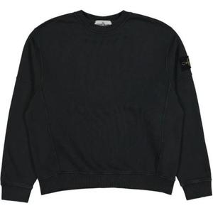 Свитшот с нашивкой-логотипом STONE ISLAND, черный