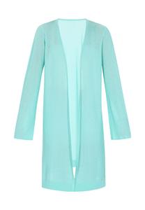 Вязаный кардиган IZIA, бирюзовый