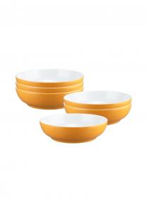 Набор мисок для корма Liberty Pure Colors ø 25 см 6 шт Seltmann Weiden, оранжевый