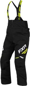 Мужские утепленные брюки для снегохода FXR Adrenaline, Black/Hi-vis