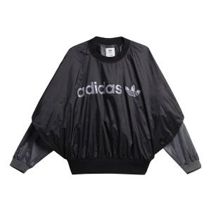 Толстовка adidas originals x HUMAN MADE Crossover Embroidered Logo Round Neck Sports Black, черный