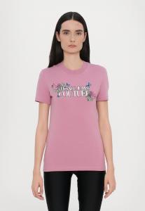 Футболка с принтом Versace Jeans Couture, розовый