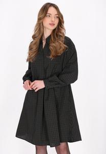 Платье DreiMaster Shirt dress, Black Check/Black