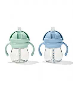 Стаканчики Tot Transitions с трубочкой и ручками, 170 мл (2 шт.) Oxo, Opal And Dusk