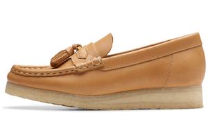 Лоферы женские коричневые Clarks
