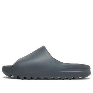 Тапочки yeezy slide 'slate grey' Adidas, серый