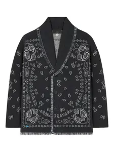 Кардиган с узором пейсли Alanui, серый