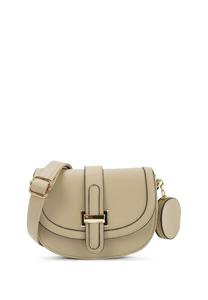 Сумочка SUNI с декоративной строчкой HARPA, цвет Helltaupe