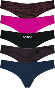 Женские трусики-стринги Victoria's Secret без видимых линий, трусики для женщин, набор из нескольких пар (XS-XXL), Solids & Prints Mix