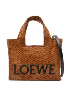 Сумка-тоут Font Tote Loewe, коричневый