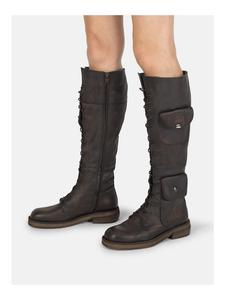 Ботинки темно-коричневого цвета Felmini