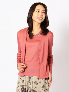 Кардиган из триацетата, сшитый по индивидуальным меркам.