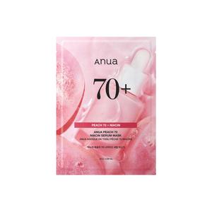Питательная маска-сыворотка с ниацинамидом Peach для осветления, увлажнения и питания всех типов кожи 25г/таблетка ANUA, 25g