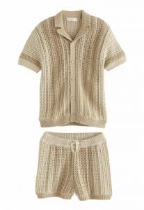 Комплект одежды SHORT SLEEVE  SET  REGULAR FIT Next, бежевый