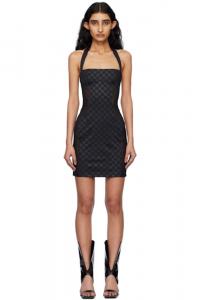 Черное мини-платье Shape Up MISBHV