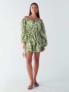 Платье BWLDR BRIA MINI DRESS, оливковый