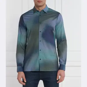 Рубашка стандартного кроя Armani Exchange, синий