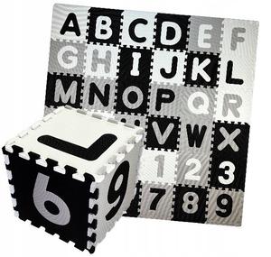 БОЛЬШОЙ КОВРИК-ПАЗЗЛ 36EL EVA 180x180 АЛФАВИТ iKido