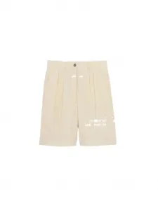 Плиссированные бермуды BOMPARD, бежевый
