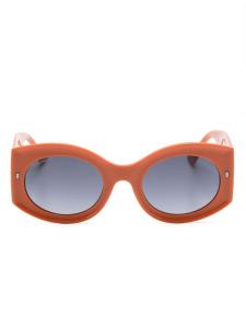 Солнцезащитные очки Hype в овальной оправе Dsquared2 Eyewear, оранжевый