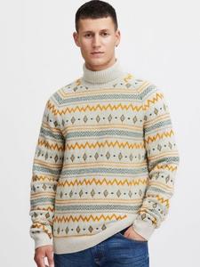 Свитер с высоким воротом Blend, бежевый