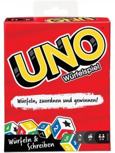 Mattel UNO - игра в кости в разноцветных тонах