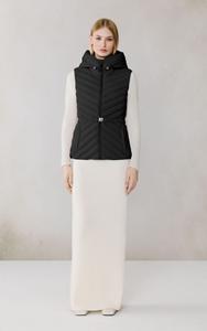 Женский жилет Estelle-Vest Stretch Down с поясом Soia & Kyo, Black