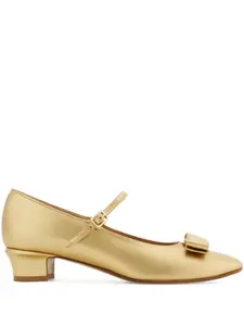 Туфли Мэри Джейн Vara Bow 30 Ferragamo, золотистый