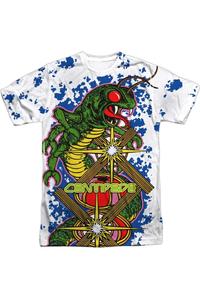 Футболка Atari Insect Attack с коротким рукавом для взрослых из полиэстера Gildan, белый