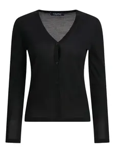 Кардиган с V-образным вырезом 'S Max Mara, черный