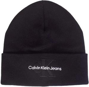 Женская шапка-бини с вышивкой Calvin Klein Jeans MONOLOGO, Black