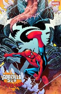 Godzilla vs Spider Man #1 Bradshaw Venomized Godzilla Var (Marvel Comics Entertainment)