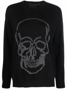 Джемпер с принтом Skull Philipp Plein, черный