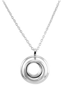 Adeliás Женский кулон из серебра 925 пробы с кубическим цирконием в серебряной оправе