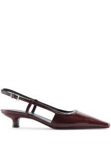 Notabene туфли-лодочки Elena 35 мм с открытой пяткой, красный