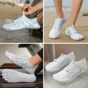 Водные тапочки для мужчин и женщин, обувь босиком для улицы, пляжа, аква, плавания, бассейна, реки, быстросохнущая, для лодок, рыбалки, дайвинга, серфинга, йоги и аэробики Maxome, сине-белый