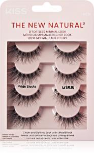 Новые натуральные и легкие накладные ресницы с минимальным эффектом Kiss, wide slacks 8 шт