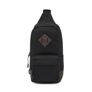Лининг Спортс Лайф Коллекция Полиэстер Одно плечевая сумка через плечо, слинг-сумка обычная унисекс черная