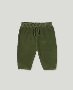 Брюки из микровельвета с принтом для маленькой девочки Baby El Corte Inglés, светло-зеленый