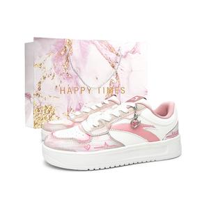 Легкие антискользящие скейтерские кеды Relaxed Low Top для женщин ANTA, розовый